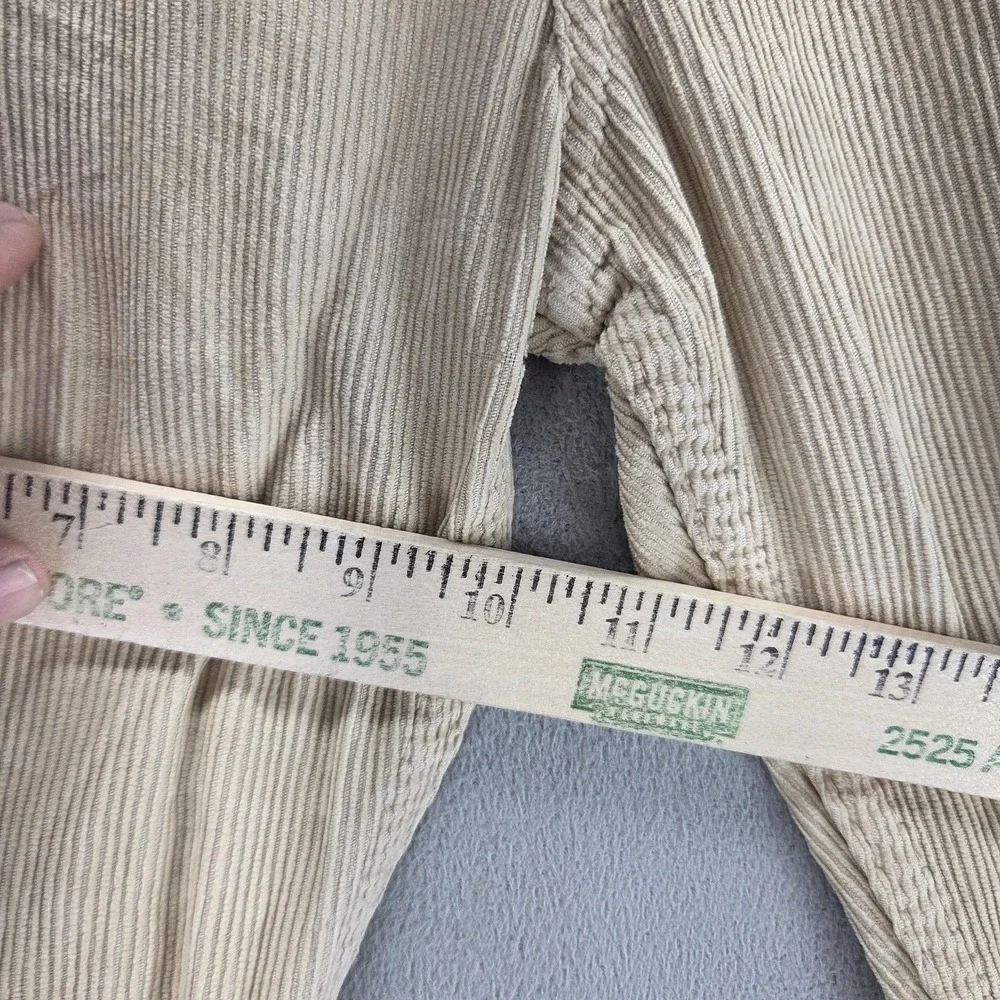 Vintage Levis 501 Jeans Mens Beige Corduroy Straight Button Fly USA Fits 30x34
